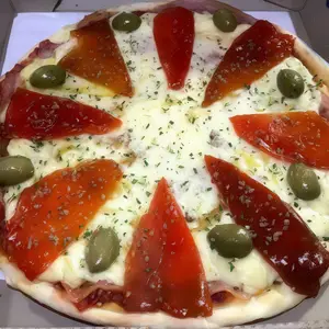 Jamón y morrones