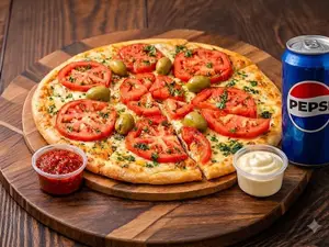 Pizza ind napo + dip + lata