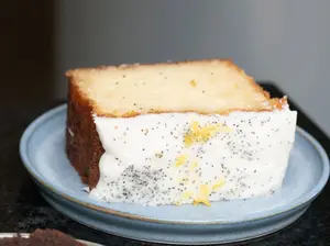 Budín de limón y amapola