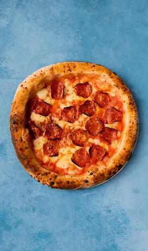 Pizza con pepperoni