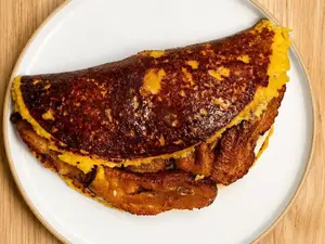 Cachapa mas tajadas mas queso
