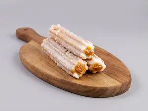 Churro blanco dulce de leche