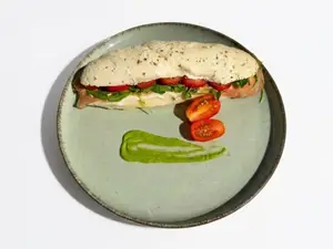 Crudo & pesto