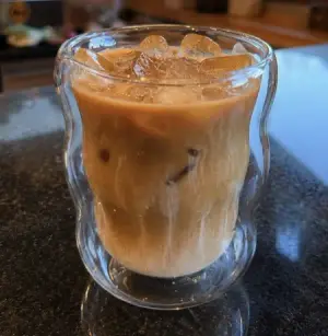 Iced flat white