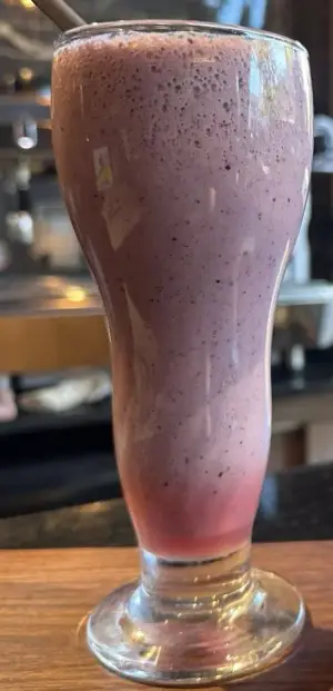 Licuado con fruta de estación