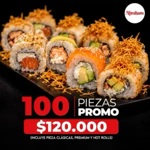 Promo 100 piezas DE SUSHI!
