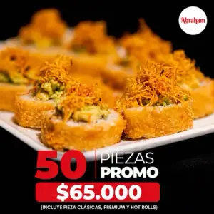 Promo 50 piezas de SUSHI!
