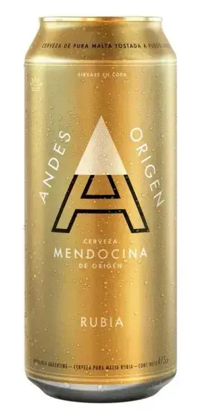 Cerveza Rubia Andes Origen 473 Cm3