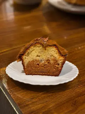 Porción de budín del día