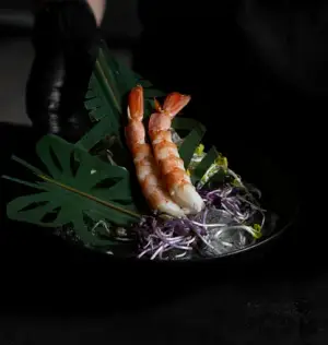 Sashimi de langostinos x 2
