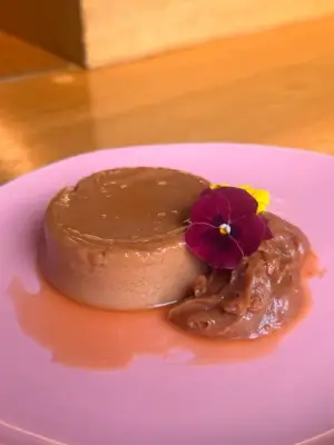 Flan de dulce de leche