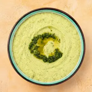 HUMMUS con PESTO