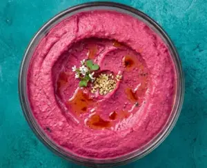 HUMMUS con REMOLACHA
