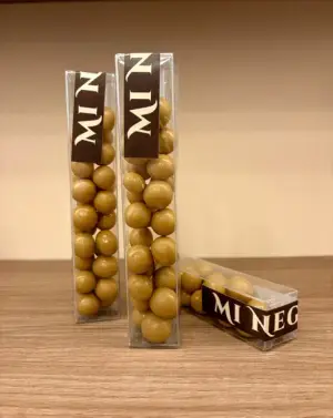Avellanas cubiertas con chocolate GOLD 100gr
