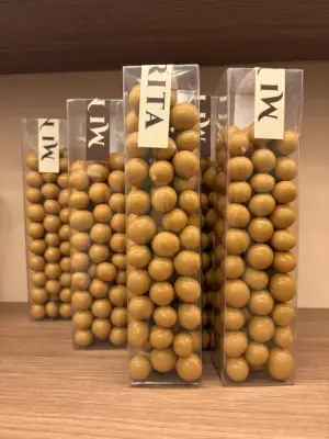 Avellanas cubiertas con chocolate GOLD 300gr