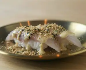Pesca blanca, Salsa Acevichada y Furikake (x2)
