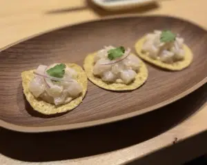 Sashimi Tacos Pesca Blanca Spicy (x3)