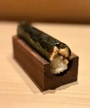 Vegano. Temaki Hongo Shitake Teriyaki