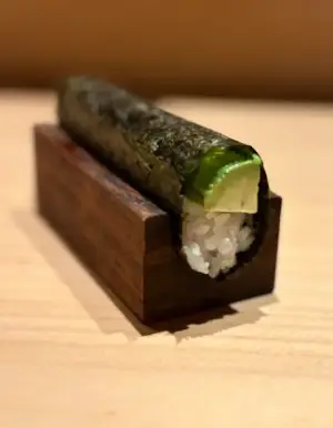 Vegano. Temaki Palta y sésamo