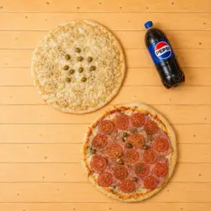 Fugazzeta + Napo c/Jamón + Bebida 1.5L