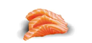 sashimi salm rosad x5