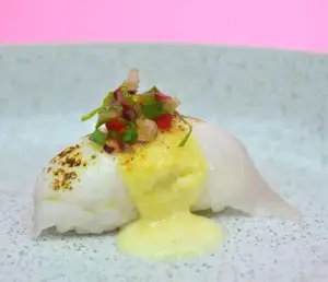 Nigiri de pesca blanca x6