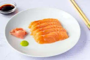 Sashimi de salmón x6