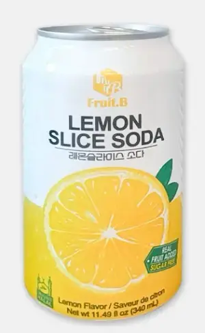 Fruit limon slice sodsa