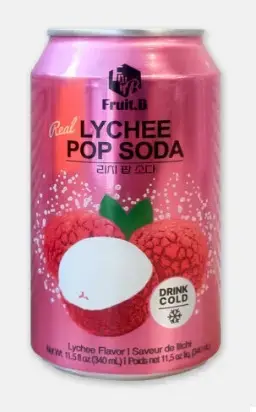 Fruit Lychee pop sodas