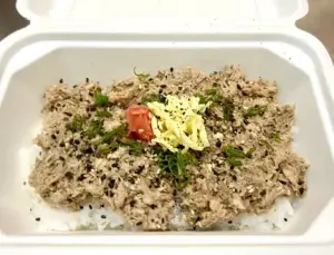 Salmon Teri chirashi