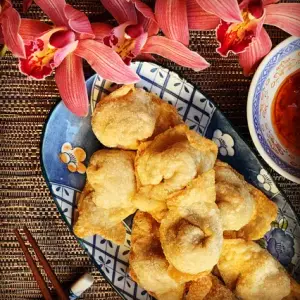 Wantan de Salmón
