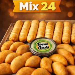 Mix 24 Super Power (12 Tequeños + 12 Empanadas)