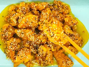 Pollo a miel para 2 personas