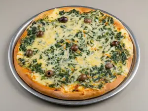 Pizza de espinaca