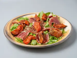 Pizza de jamón crudo