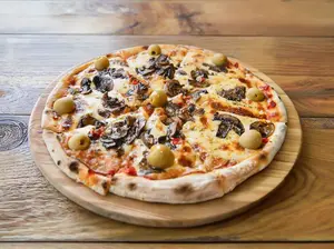Pizza fuego y masa