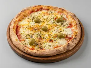 Pizza muzzarella grande (8 porciones)