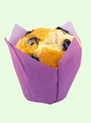 Muffin limón & arándanos