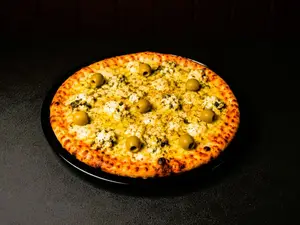 Pizza cuatro quesos