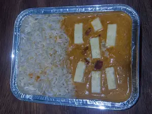 Shahi paneer y rice