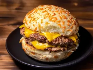 Cheese burger simple