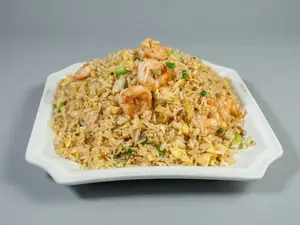 Chaufa de camarones