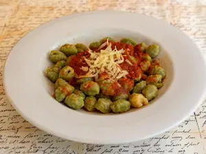 10% off ñoquis de espinaca