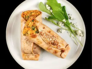 Burritos de quinoa, calabaza