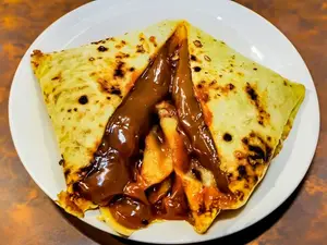 Panqueques con dulce de leche