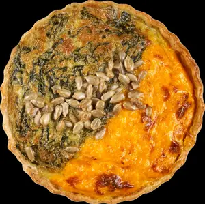 Tarta integ. calabaza y acelga