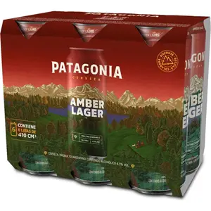 Cerveza Patagonia Amber Lager 6 x 473 ml