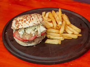 Combo - hamburguesa dogo+papas