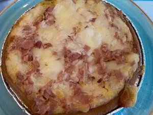 Tarta jamon y queso + mix