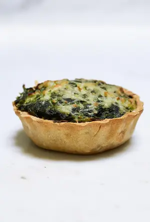 Espinaca y parmesano